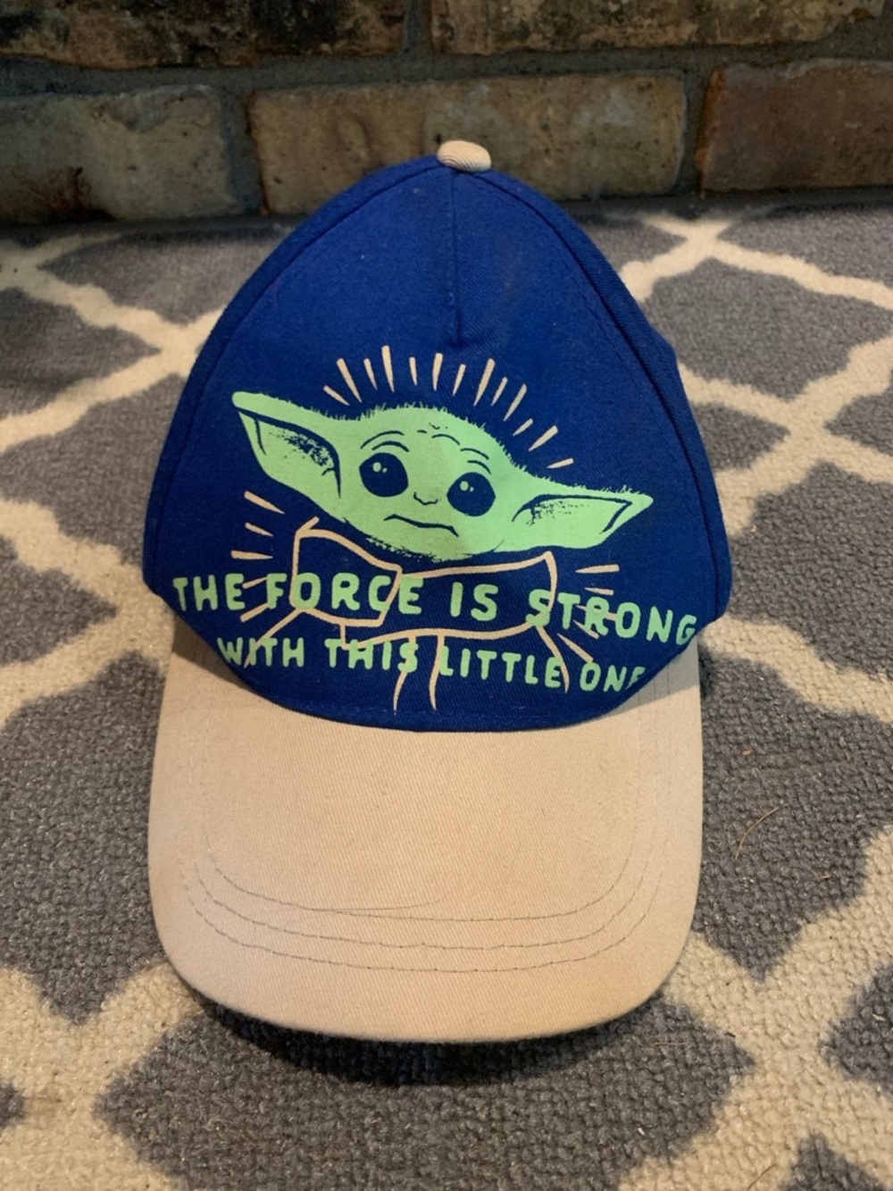 The Force is Strong With This Little One Baby Yoda Star Wars Boys Hat